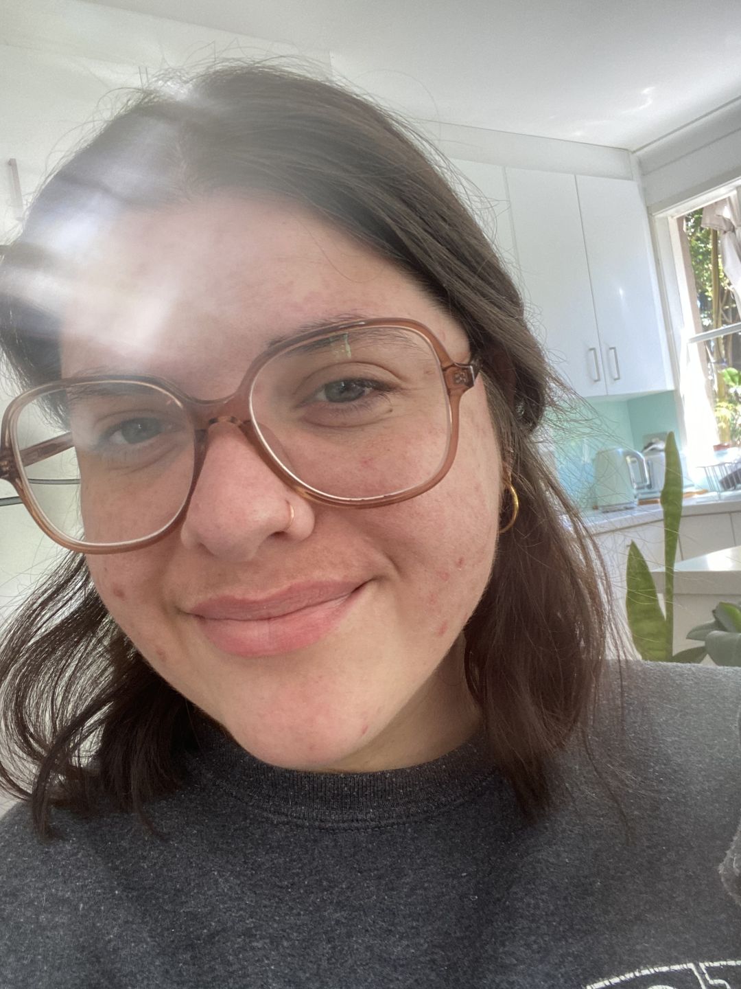 Customer photo review of Cartilage/Nose Hoop