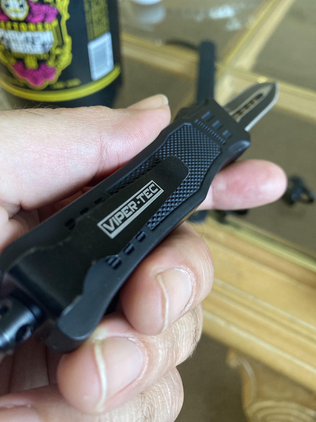 Customer photo review of Mini Black Phantom D/A OTF (Multiple Blade Styles Available)