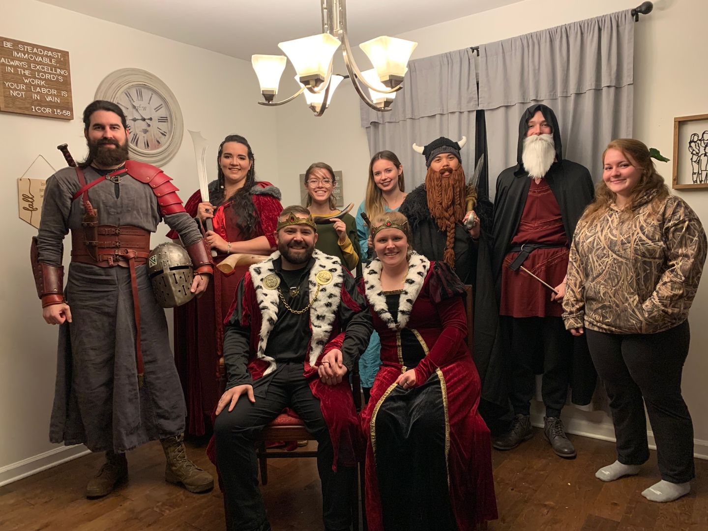 Customer photo review of Fantasy Medieval Themed Murder Mystery Host Your Own Game Kit