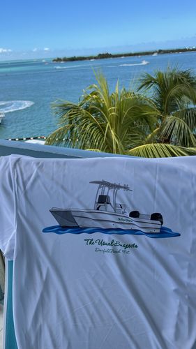 Customer photo review of Dri-Fit Custom Boat Shirts - Short Sleeve