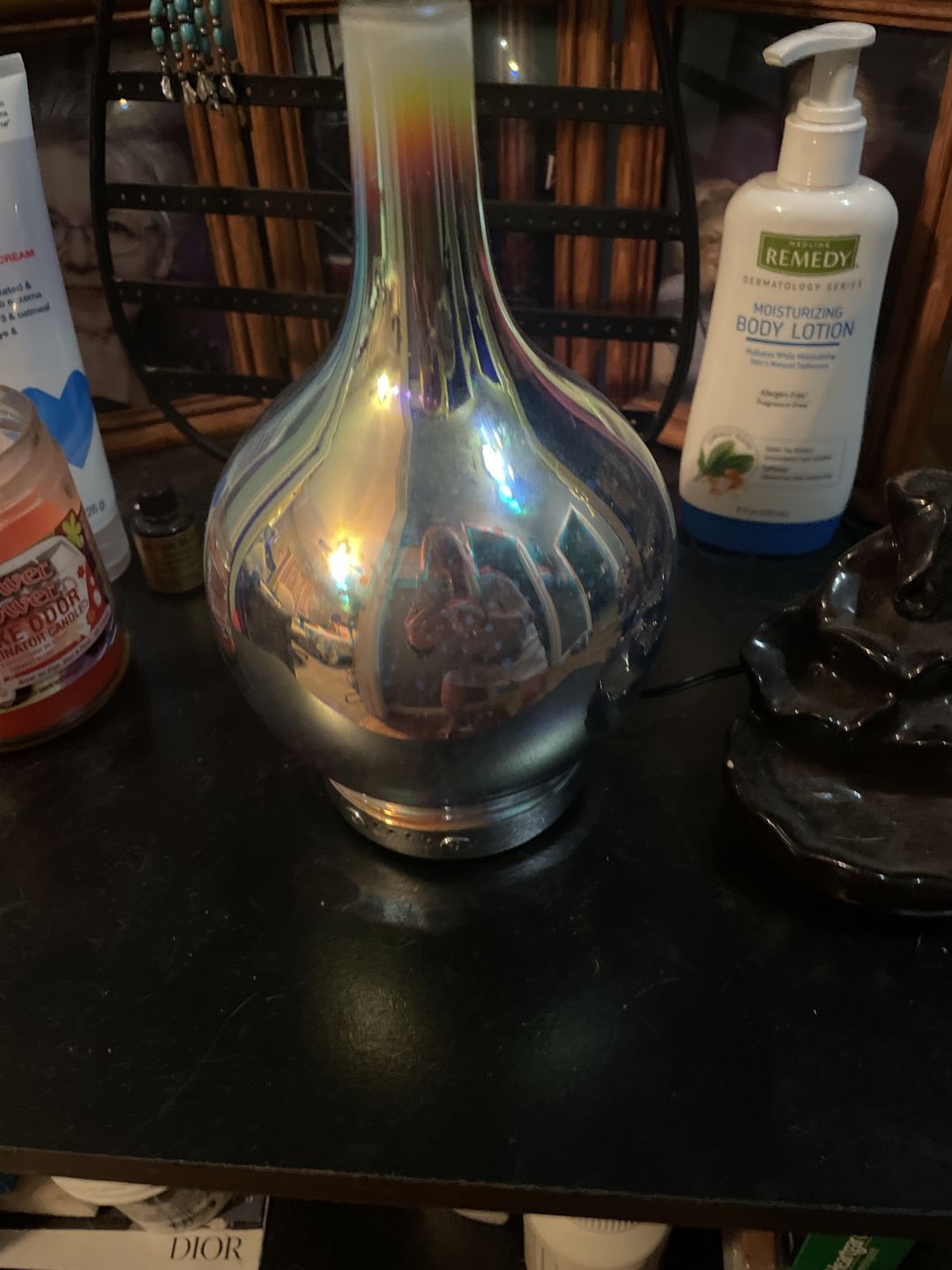 Customer photo review of Oil Aroma Diffuser 3D Glass