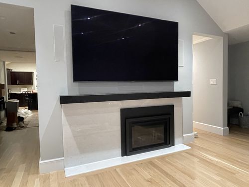 Customer photo review of Custom Metal Shelves: Non-Combustible, 25+ Finishes, Any Size