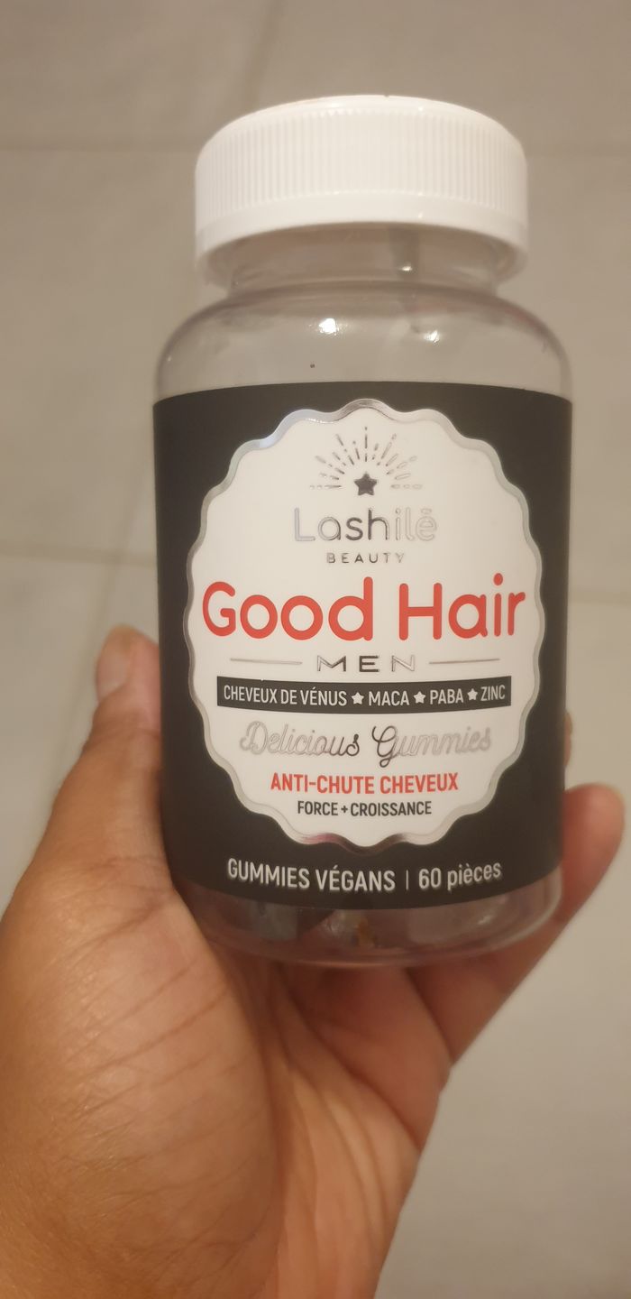 Customer photo review of Good Hair Men Anti-chute homme - 1 mois