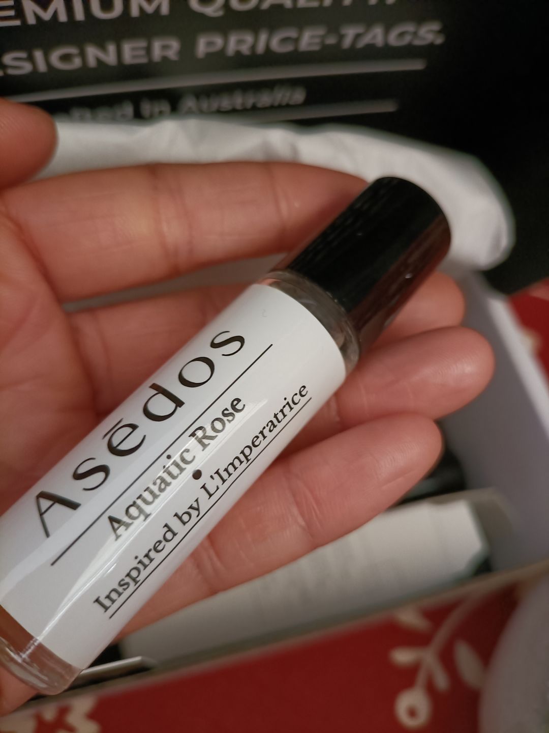 Customer photo review of AQUATIC ROSE PERFUME OIL