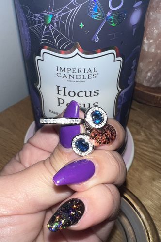 Customer photo of the Hocus Pocus candle from Kylie L.