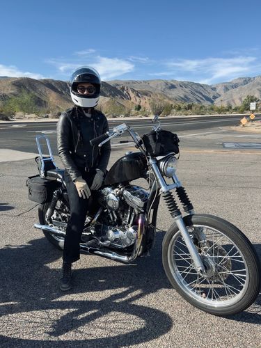Customer photo review of Backroads Moto Jeans