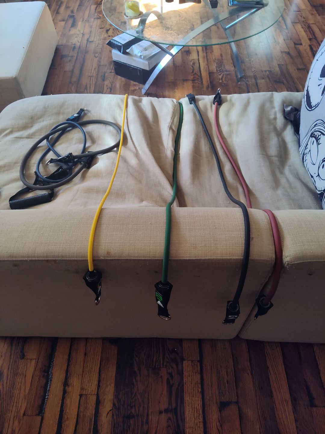 Customer photo review of Stackable Resistance Band Set
