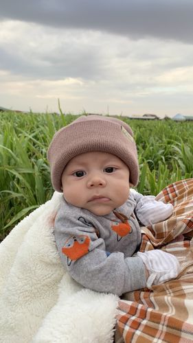 Customer photo review of Soft Knitted Cuff Beanie