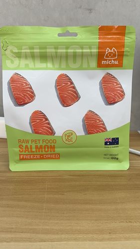 Customer photo review of Michu Freeze Dried Raw Pet Food 150g