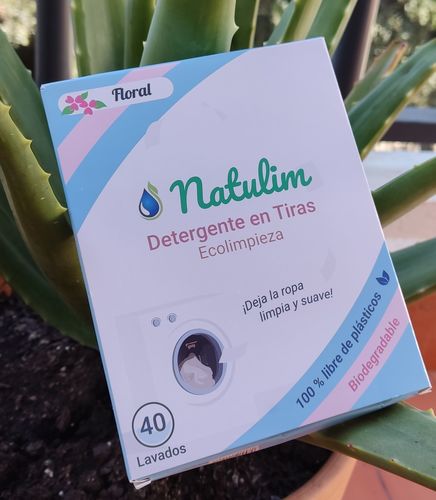 Customer photo review of Eco-Tiras de Detergente 40 lavados Natulim