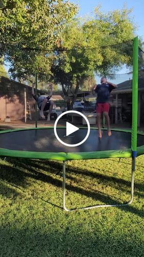 Customer video review of 1500lbs High Capacity 15FT Round Trampoline for Adults&Kids