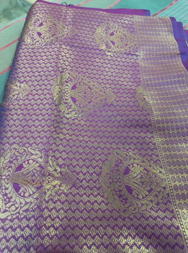 Customer photo review of Royal Princess Golden Wine Woven Kanjivaram Saree