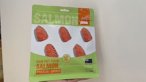 Customer photo review of Michu Freeze Dried Raw Pet Food 150g