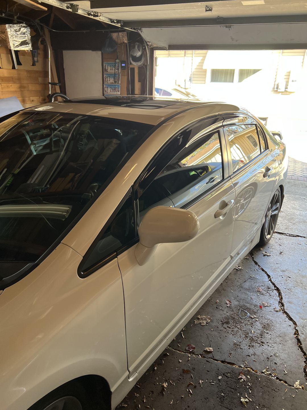 Customer photo review of 2006-11 Honda Civic Sedan Window Visors Wind Deflectors Rain Guards