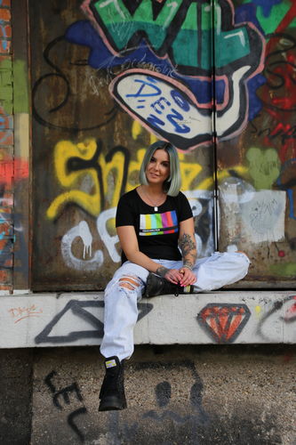 Customer photo review of SPASSKULTUR PREMIUM SHIRT MÄDELS • ABSCHALTEN