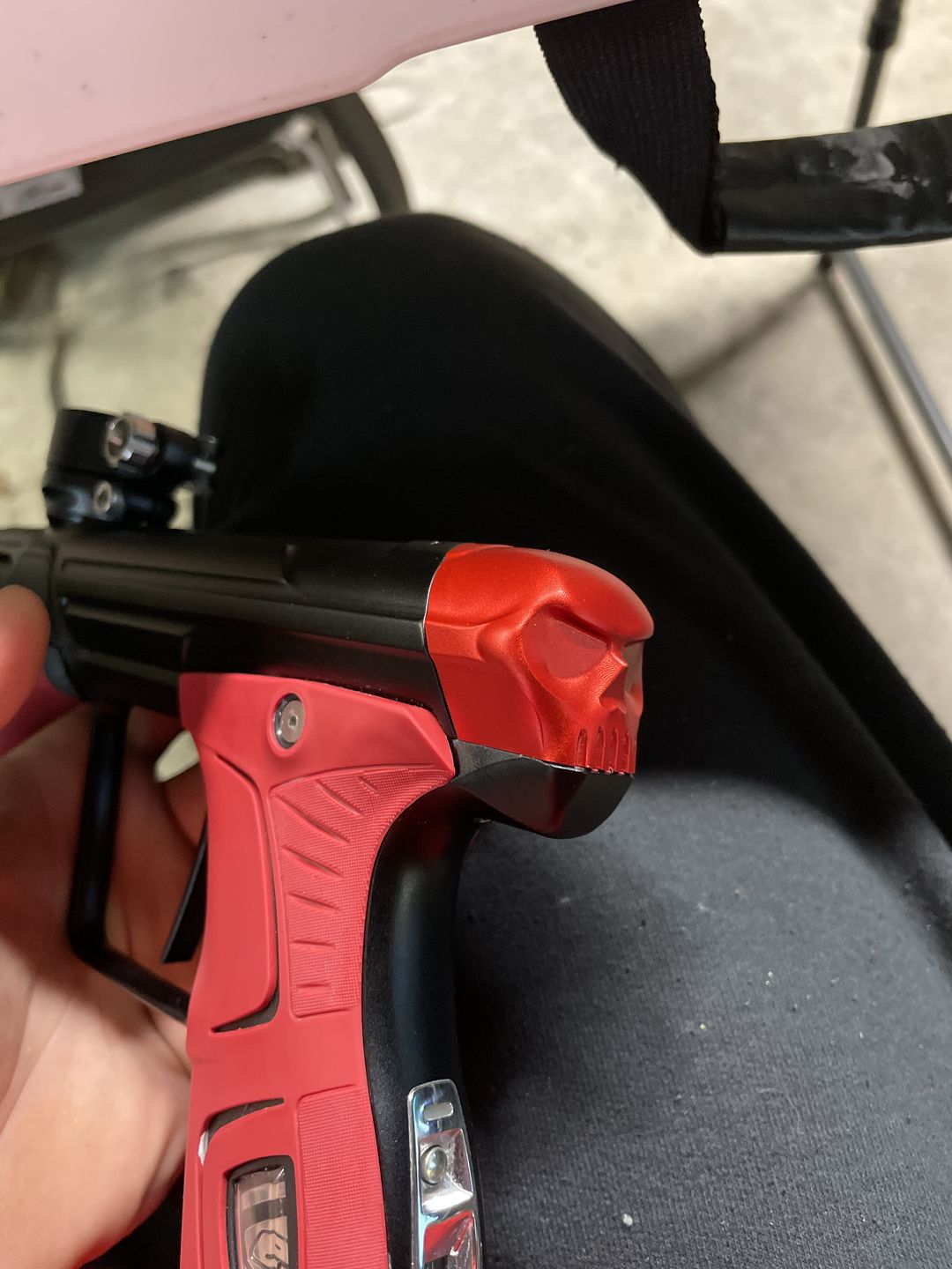 Customer photo review of 170R SKULL BACK CAP