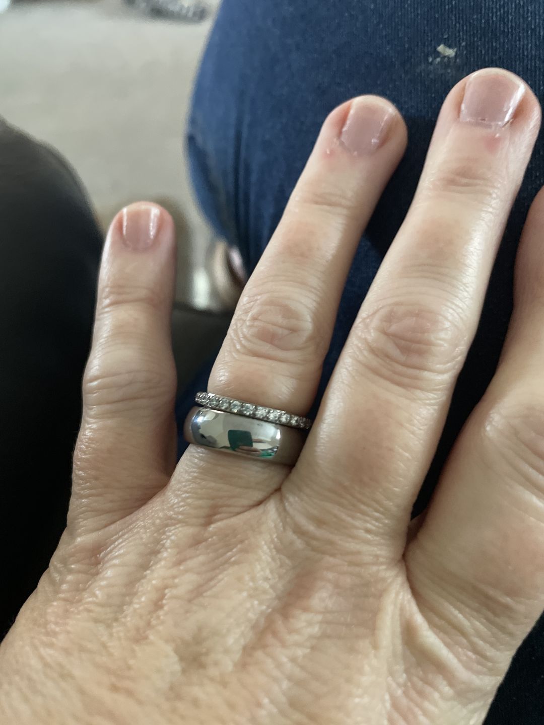 Customer photo review of Original 2mm Full Glitz Ring