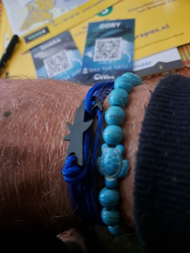 Customer photo review of Ocean Saver Pack - Tracking Bracelets