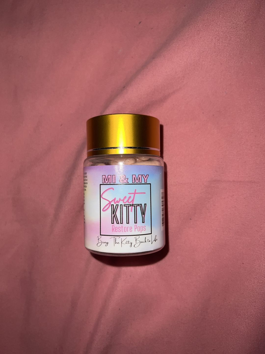 Customer photo review of Sweet Kitty Restore Pops