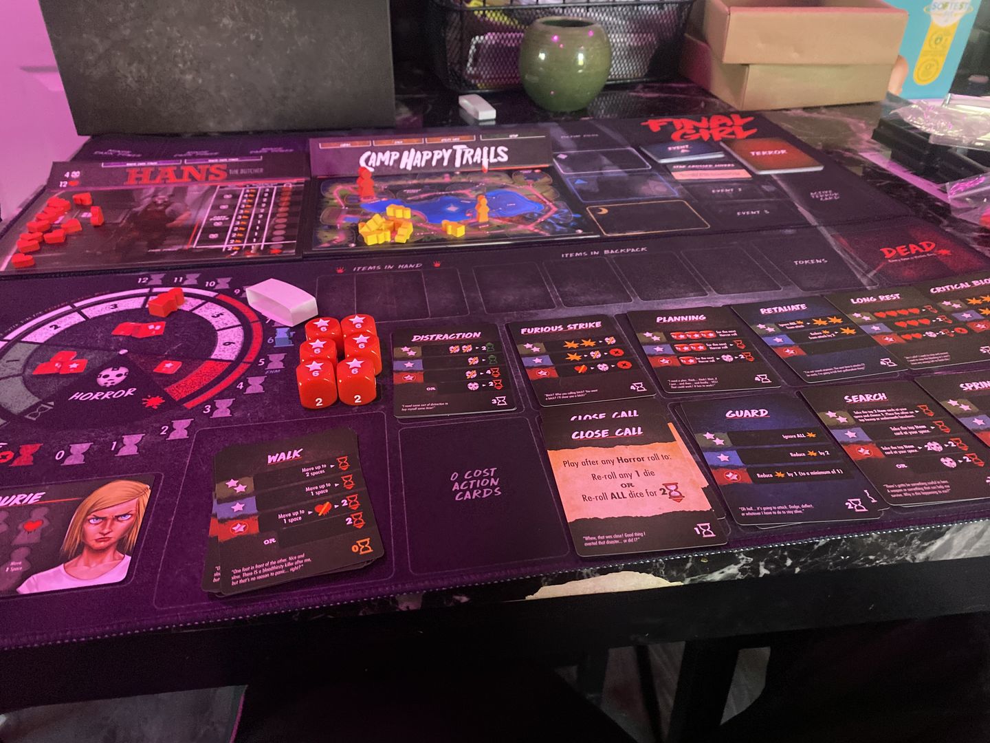 Customer photo review of Final Girl Card Sleeve Kit