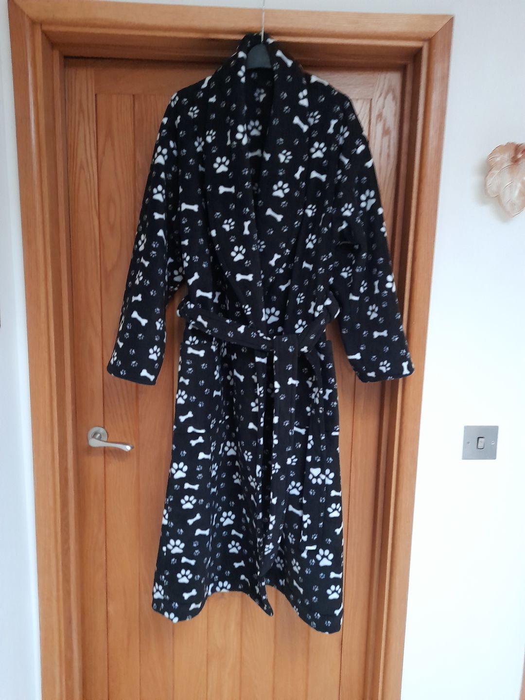 Customer photo review of Paw Print & Bones Anti Pill Polar Fleece Fabric