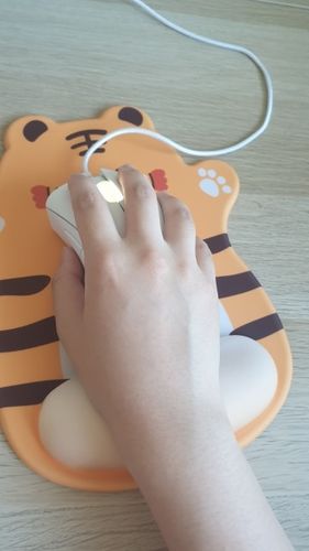 Customer photo review of Chibi Animal Mouse Pad