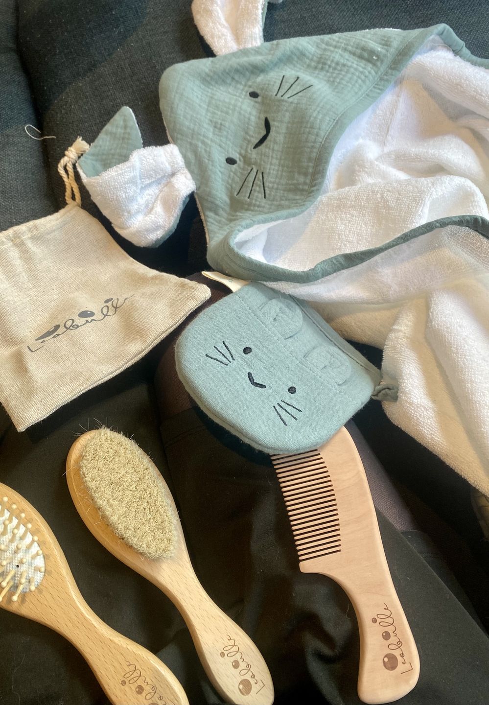 Customer photo review of Coffret de bain - 4 couleurs disponibles