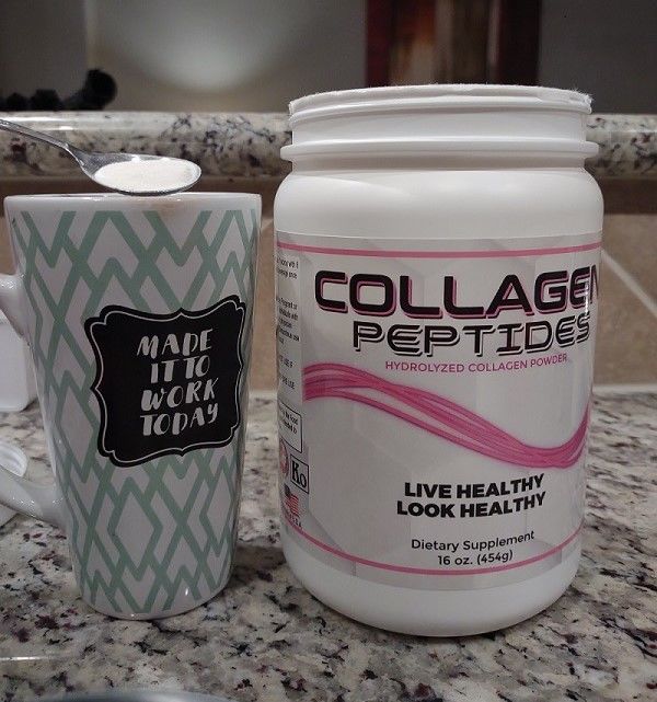 Customer photo review of Collagen Peptides