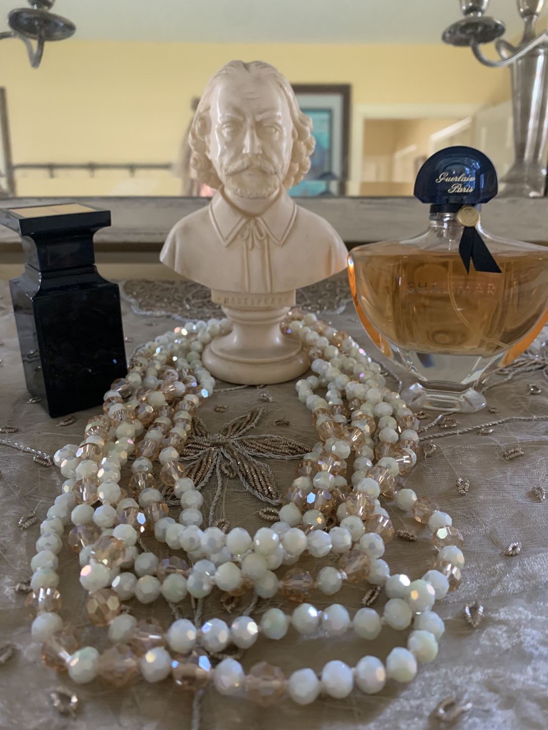 Customer photo review of Heidi Daus® "Starting Lineup" Strand Bead Set Of Three Necklaces