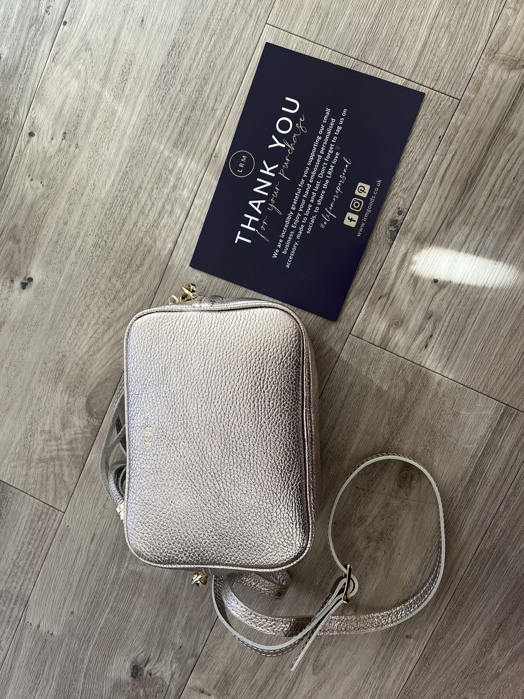 Customer photo review of Leather Lady Cross Body Bag