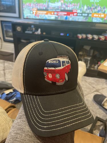 Customer photo review of 6 Embroidered Trucker Hats