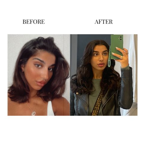 Customer photo review of Growth & Shine Hair Oil
