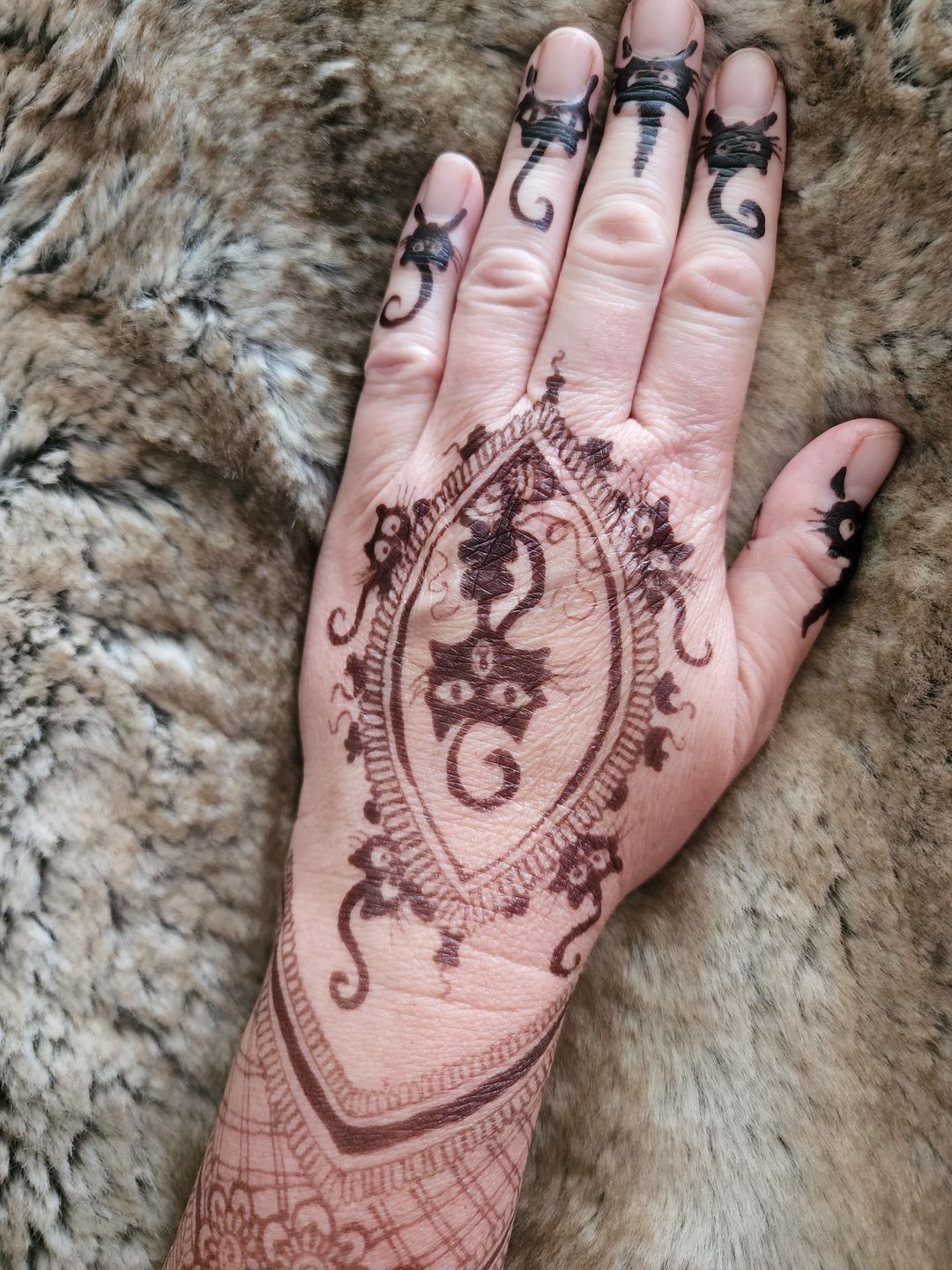 Customer photo review of ***Lyophilized Henna - NEW Hengua Henna /Jagua powder blend NEW!! 2022!