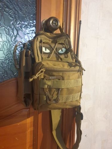 Customer photo review of Sacoche tactique militaire 20L