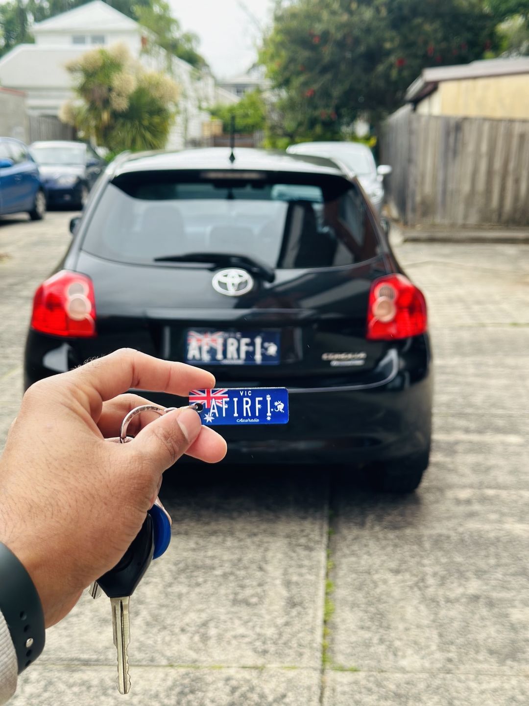 Customer photo review of Custom Design Keychain 🔑