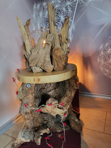 Customer photo review of Wurzel Kerzenständer VONDRO mit Glas