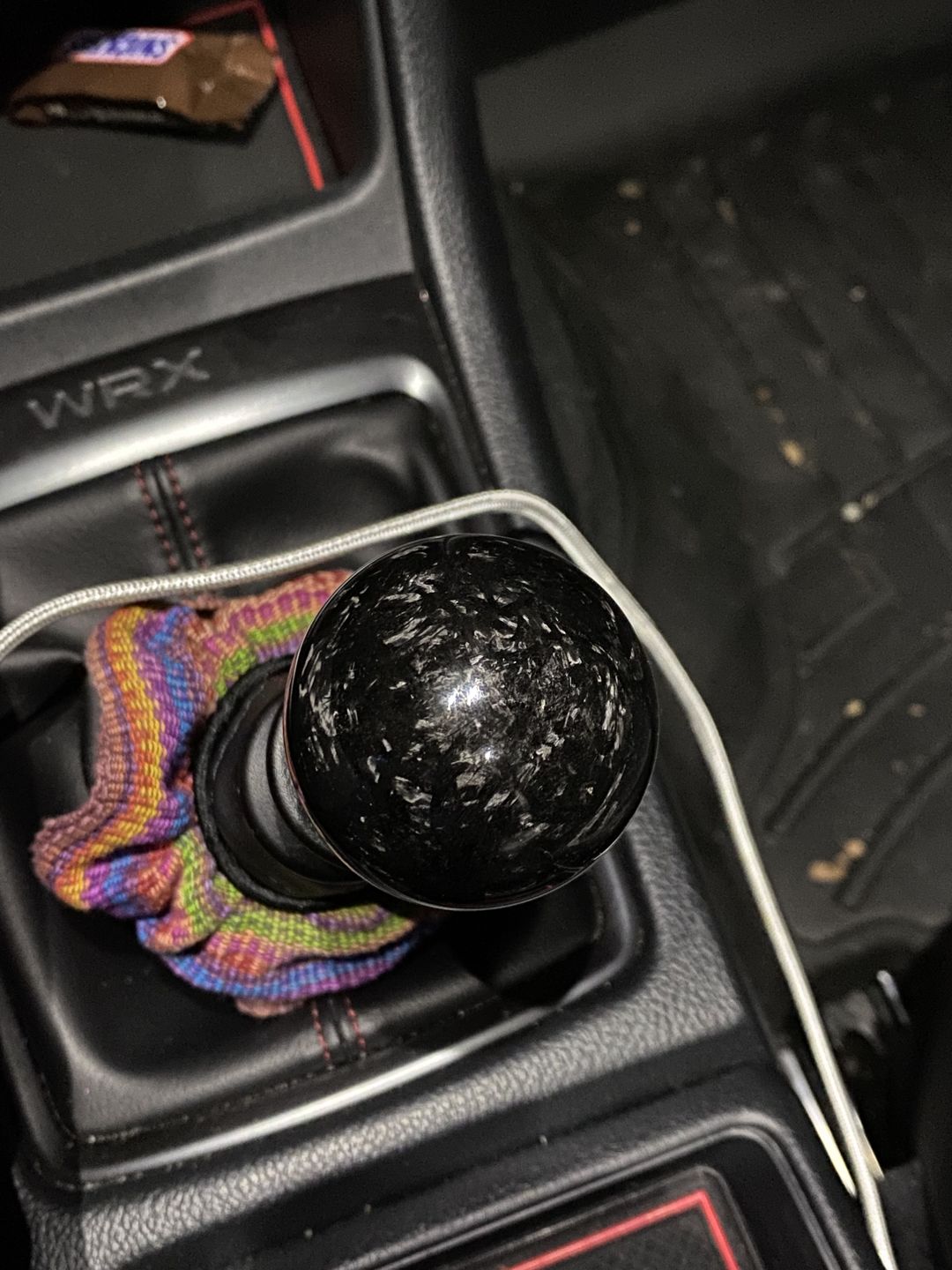 Customer photo review of Weighted Forged Carbon Fiber Shift Knob