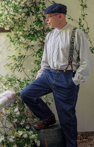 Customer photo review of 1920s Wabash Railway Work Pants