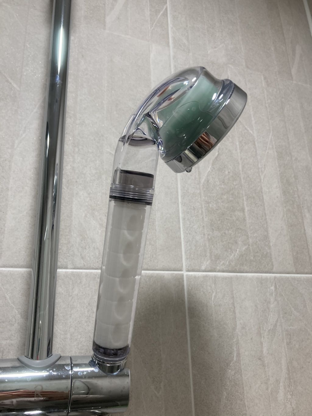 Customer photo review of Vita Puresome Shower Head