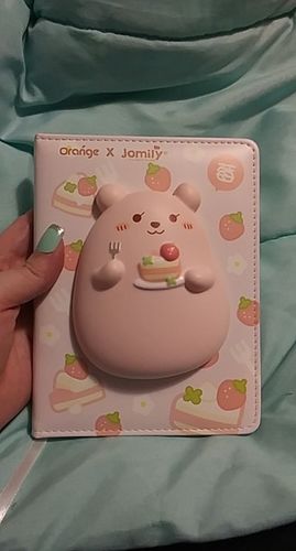 Customer photo review of Squishy Bear Notebook