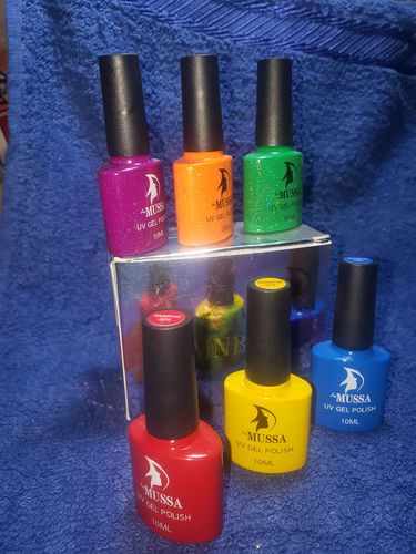 Customer photo review of Gel Gama Rainbow 6 pzas MUSSA
