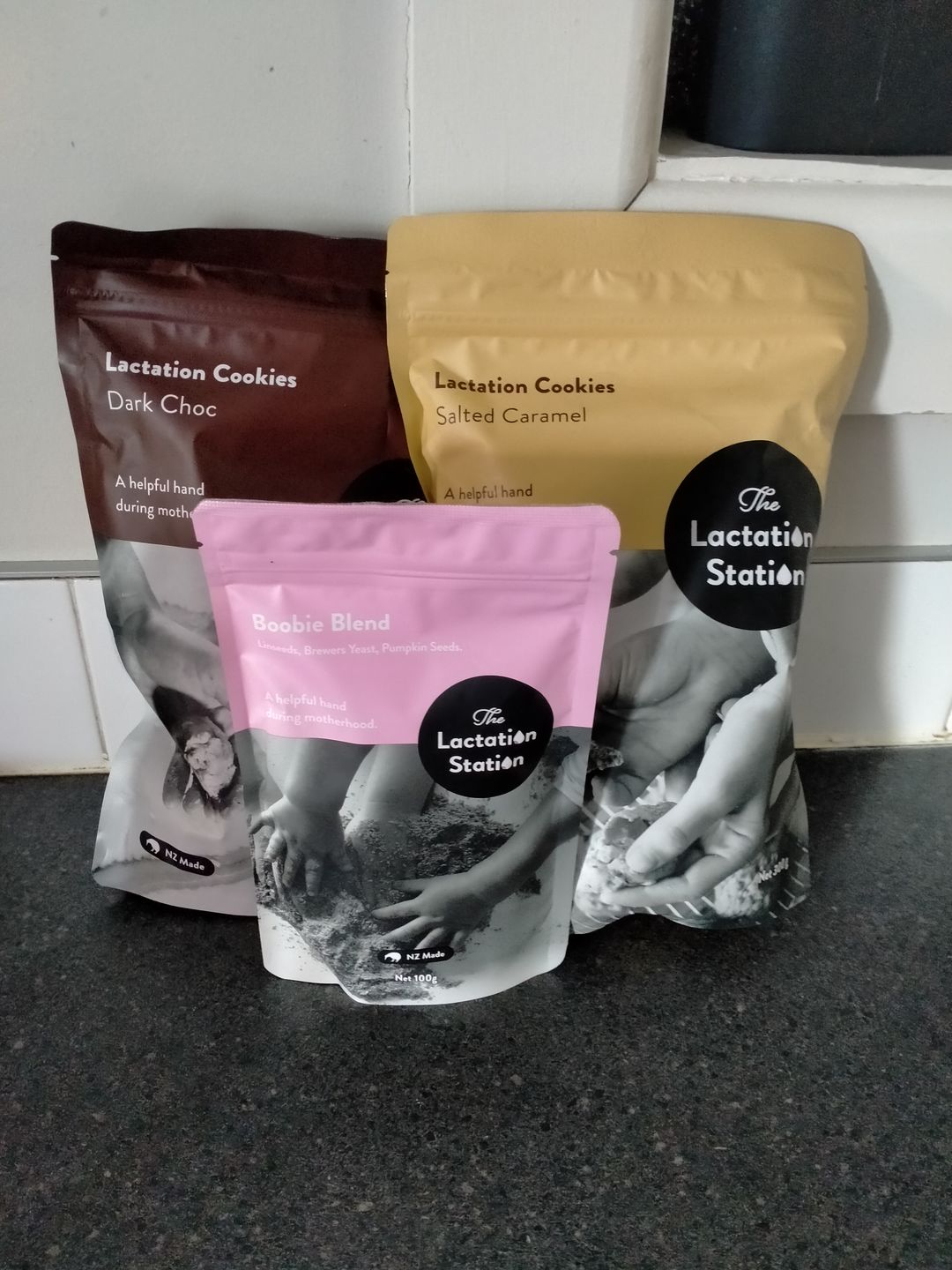 Customer photo review of Salted Caramel Lactation Cookies