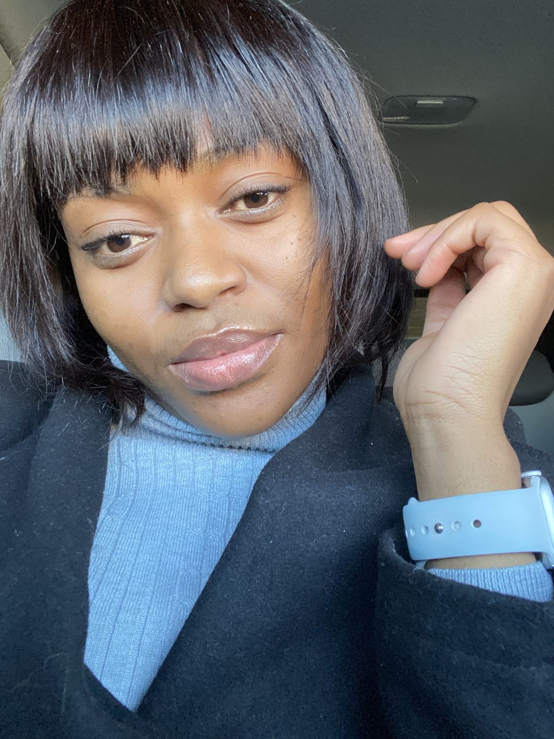 Customer photo review of Brazilian Fringe Bob - 8"