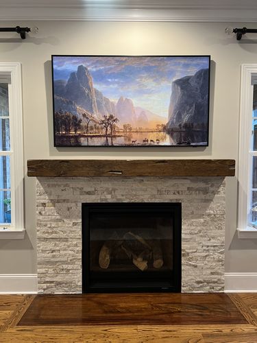 Customer photo review of Distressed Mantels