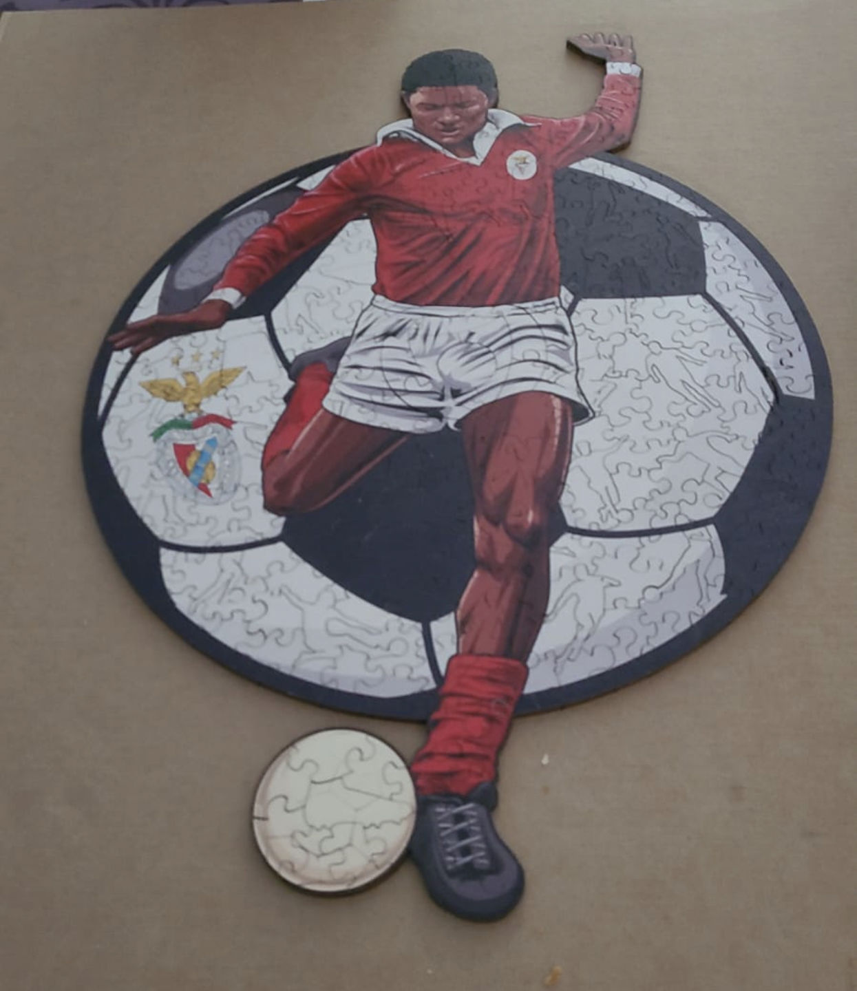 Customer photo review of Eusébio - Official Wooden Puzzle