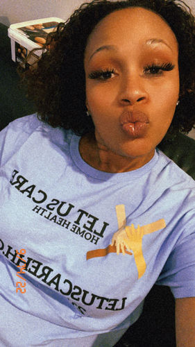 Customer photo review of "Love You" Studs