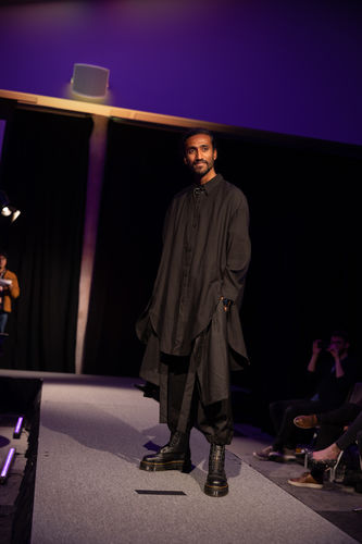 Customer photo review of Side Slits Loose Shirt