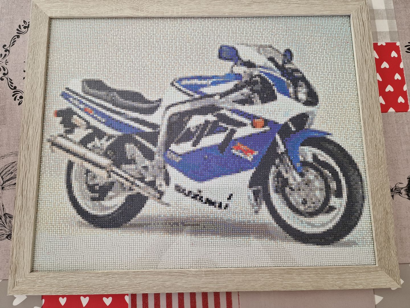 Customer photo review of Diamond Painting Personnalisé