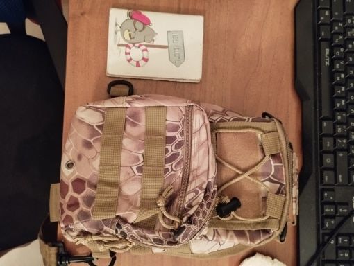 Customer photo review of Sacoche tactique militaire 20L