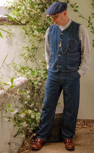 Customer photo review of 1930s Wabash Railway Work Vest